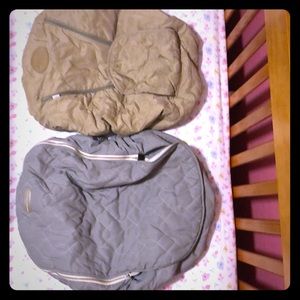 2 Infant Car Seat Covers